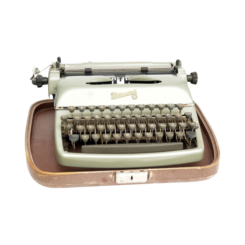 Machine à écrire antique vintage Kst pour Rheinmetall - Borsig AG, Allemagne 1950