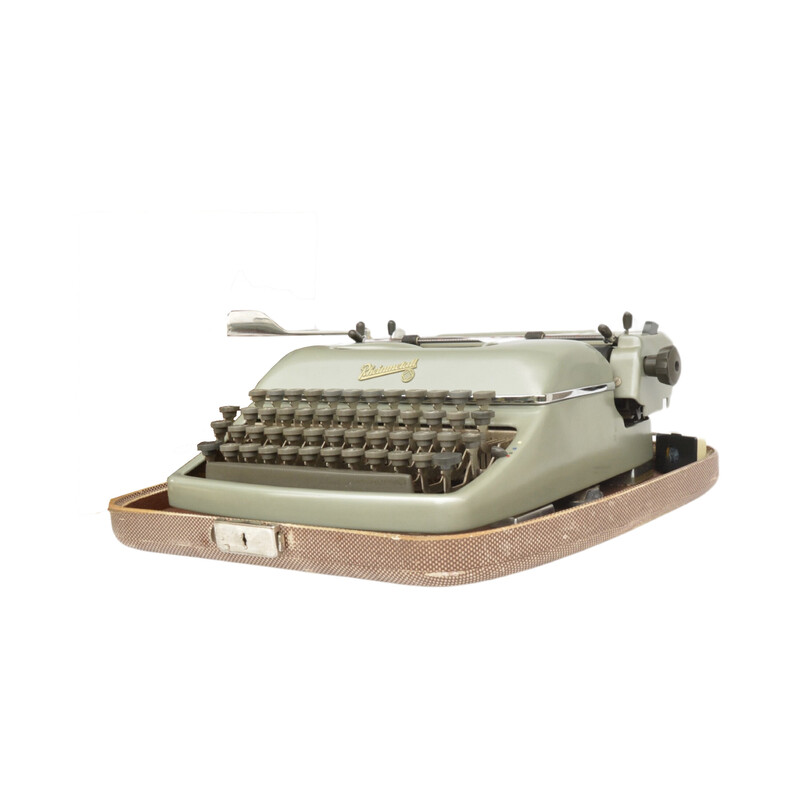 Antieke vintage Kst typemachine voor Rheinmetall - Borsig AG, Duitsland 1950