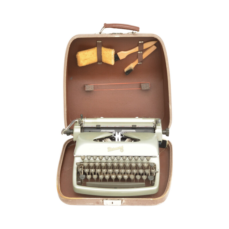 Antique vintage Kst typewriter for Rheinmetall - Borsig AG, Germany 1950