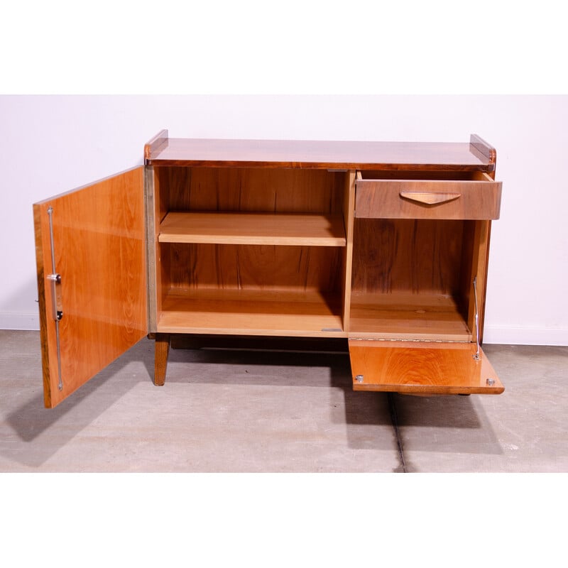 Vintage TV cabinet in walnut veneer and plywood by František Jirák for Tatra Nábytok, Czechoslovakia 1960