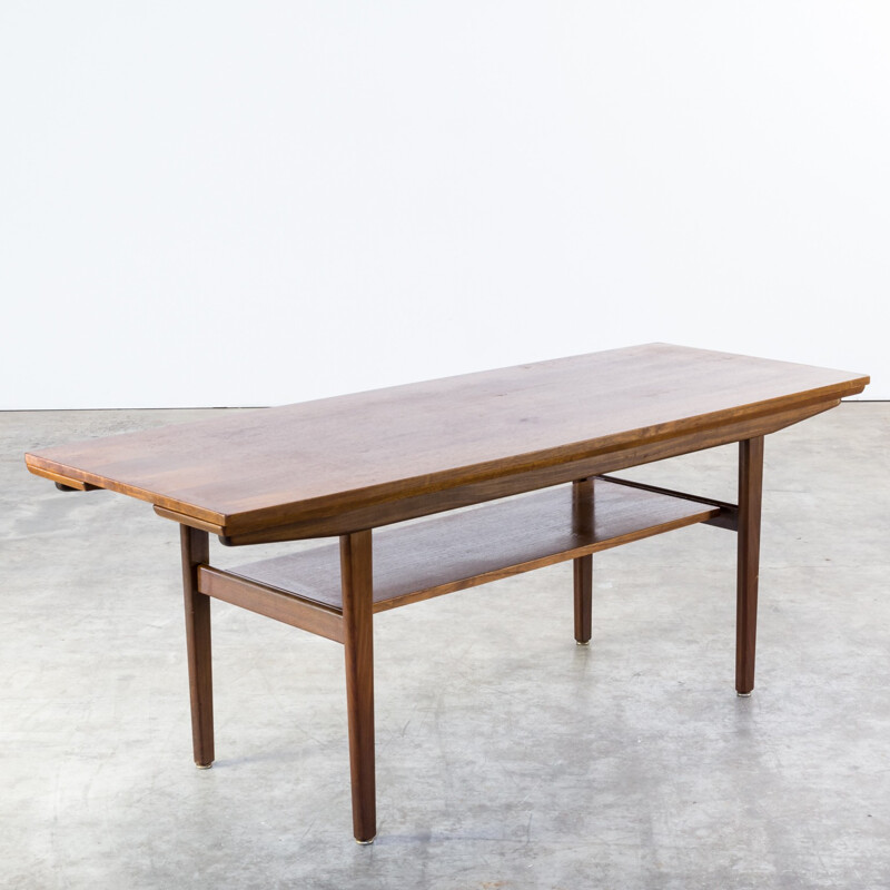 Vintage teak extandable coffee table - 1960s