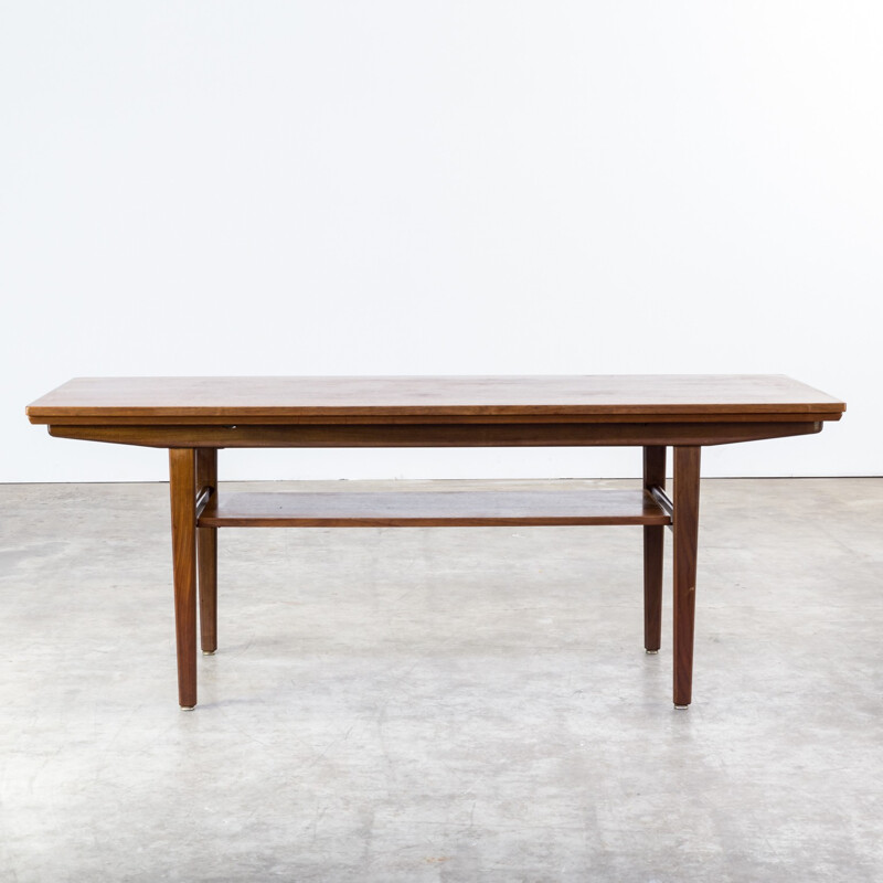 Vintage teak extandable coffee table - 1960s