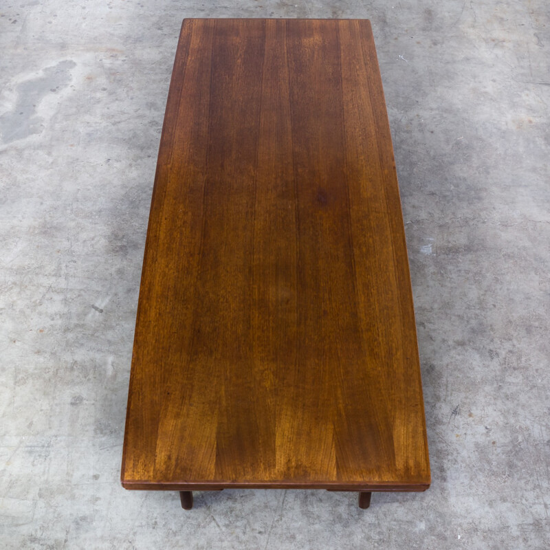 Vintage teak extandable coffee table - 1960s