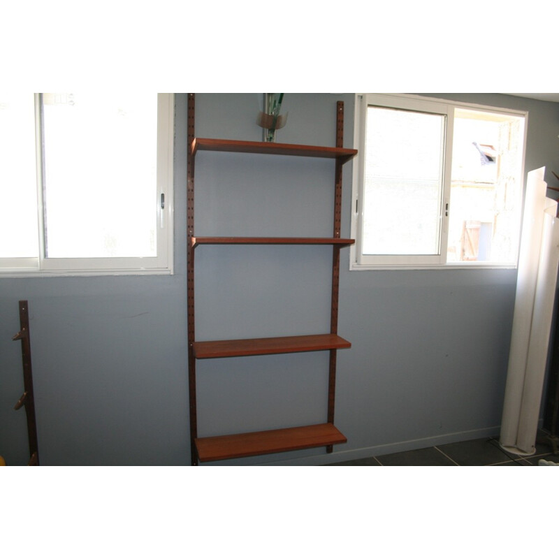 Scandinavian teak shelf bookcase - 1950s