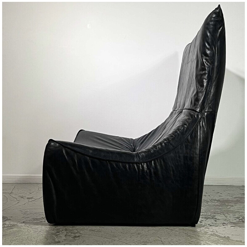 Vintage The Rock 2-Sitzer-Sofa aus Metall und Leder von Gerard Van den Berg für Montis, Niederlande 1970