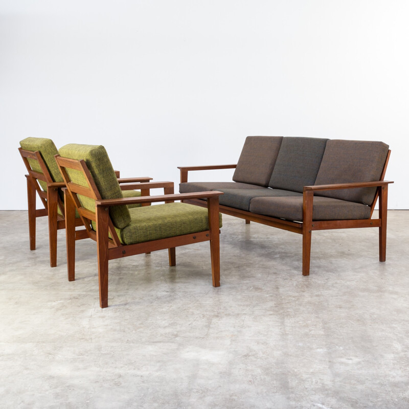 Vintage teck living room set - 1960s