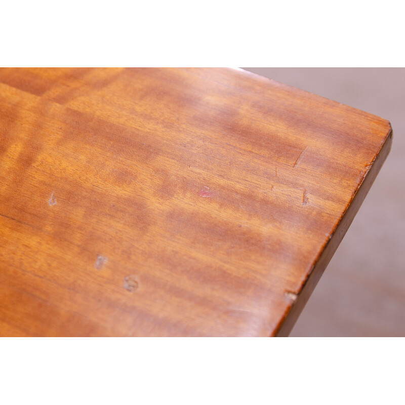 Vintage beech wood coffee table by František Jirák for Tatra Nábytok, Czechoslovakia 1960