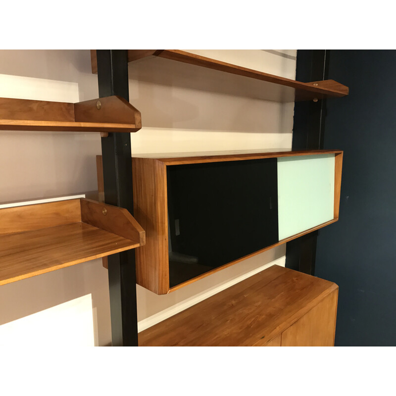 Brazilian wall unit in rosewood - 1950s