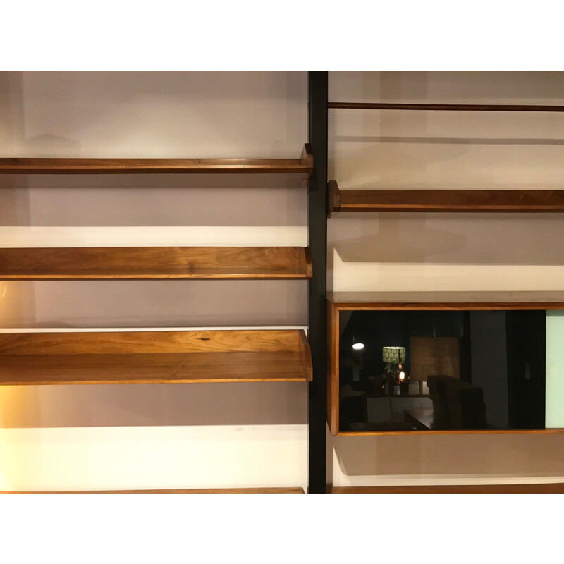 Brazilian wall unit in rosewood - 1950s