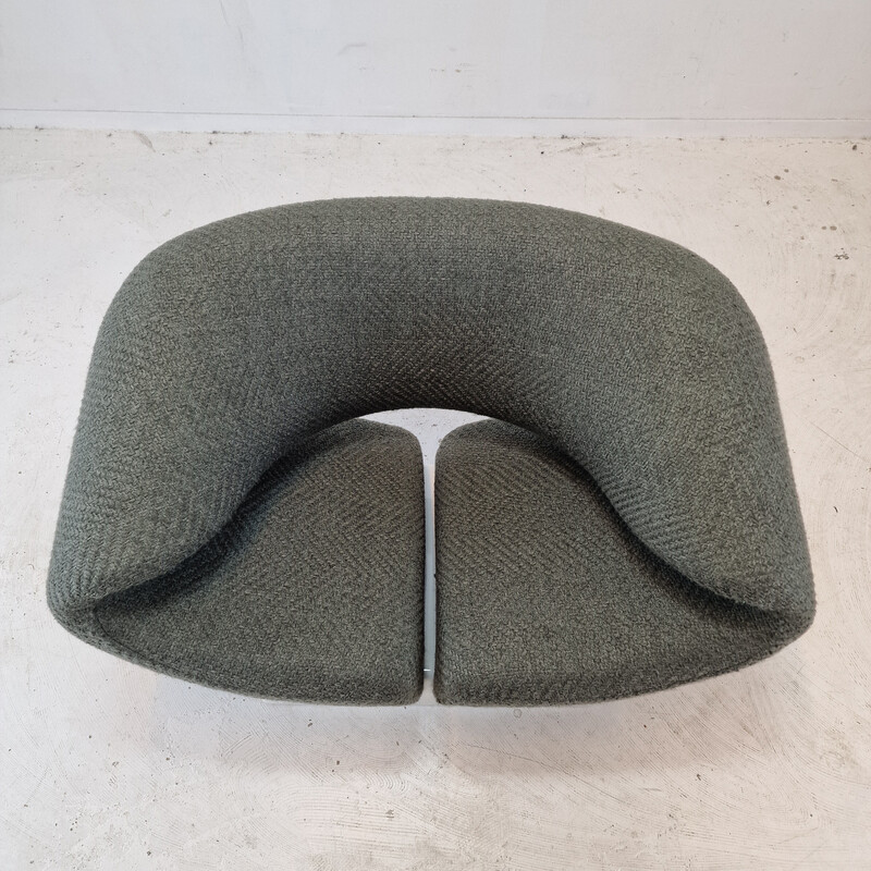 Vintage Ribbon fabric chair by Pierre Paulin for Artifort, Netherlands 1960