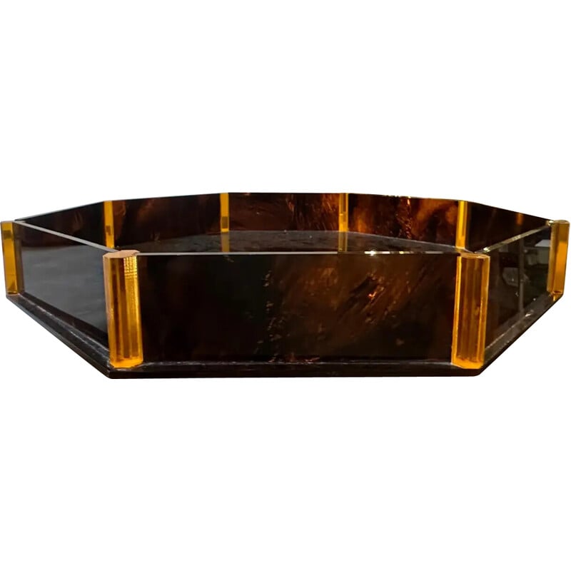 Vintage lucite tray, Italy 1970