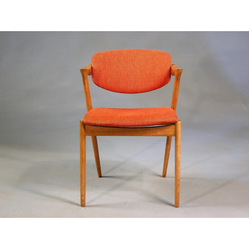 Kai Kristiansen Oak Model 42 Dining Chairs - 1960s
