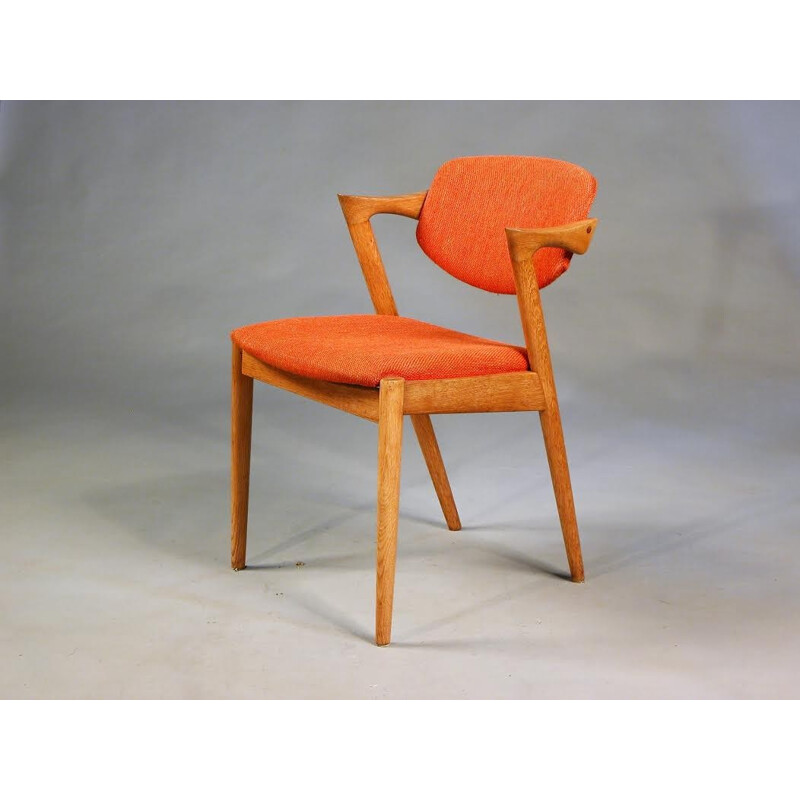 Kai Kristiansen Oak Model 42 Dining Chairs - 1960s