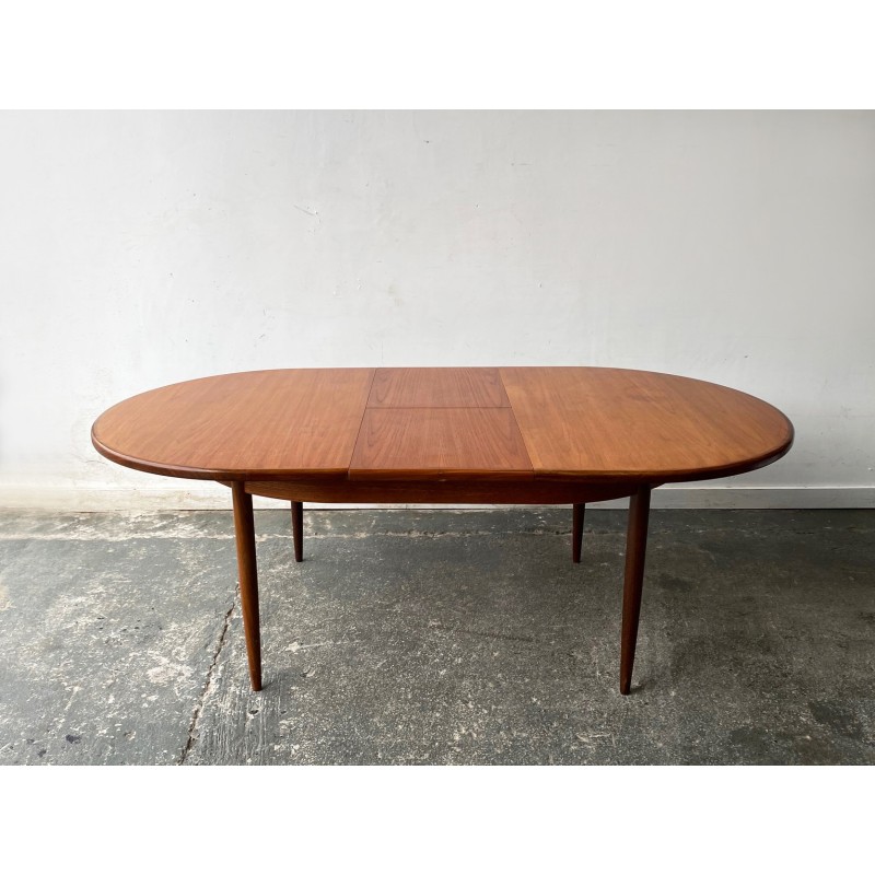 Table à repas vintage avec rallonge par Victor Wilkins pour G-Plan, 1960