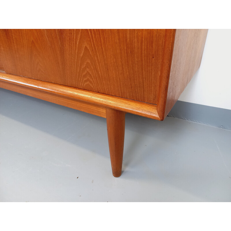 Vintage teak sideboard by Edvard Valentinsen for Samcom, Denmark 1960