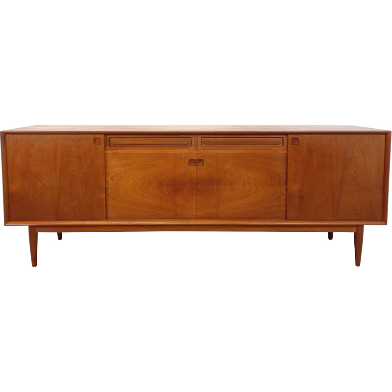 Vintage teak sideboard by Edvard Valentinsen for Samcom, Denmark 1960