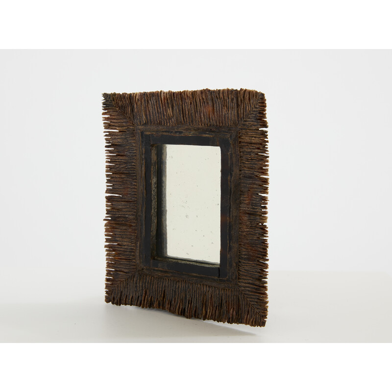 Pair of vintage talosel mirrors by Line Vautrin, 1960