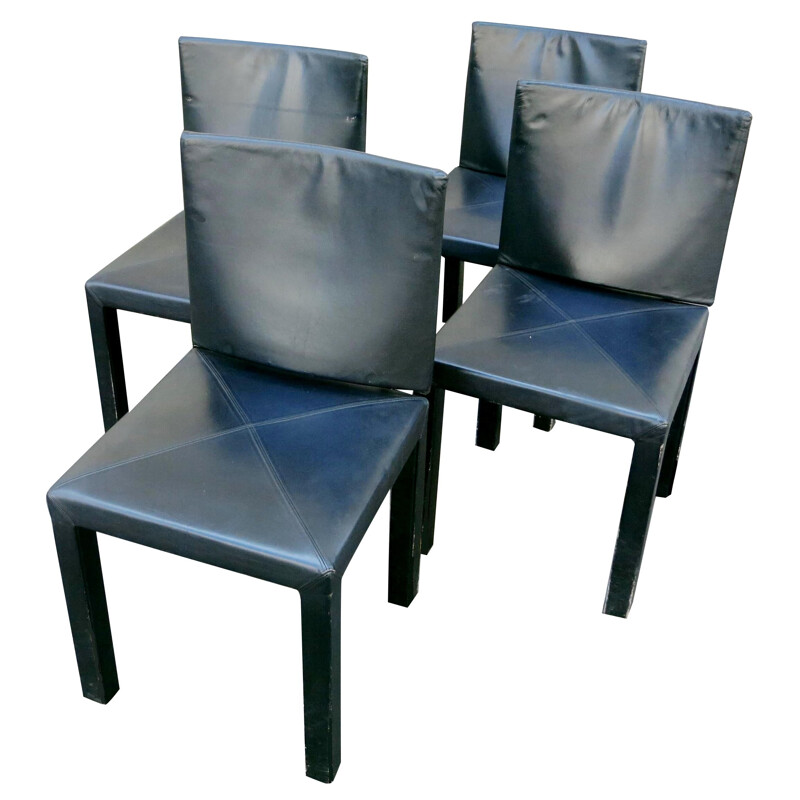 Suite of 4 chairs "Arcadia", Paolo PIVA - 1980s 