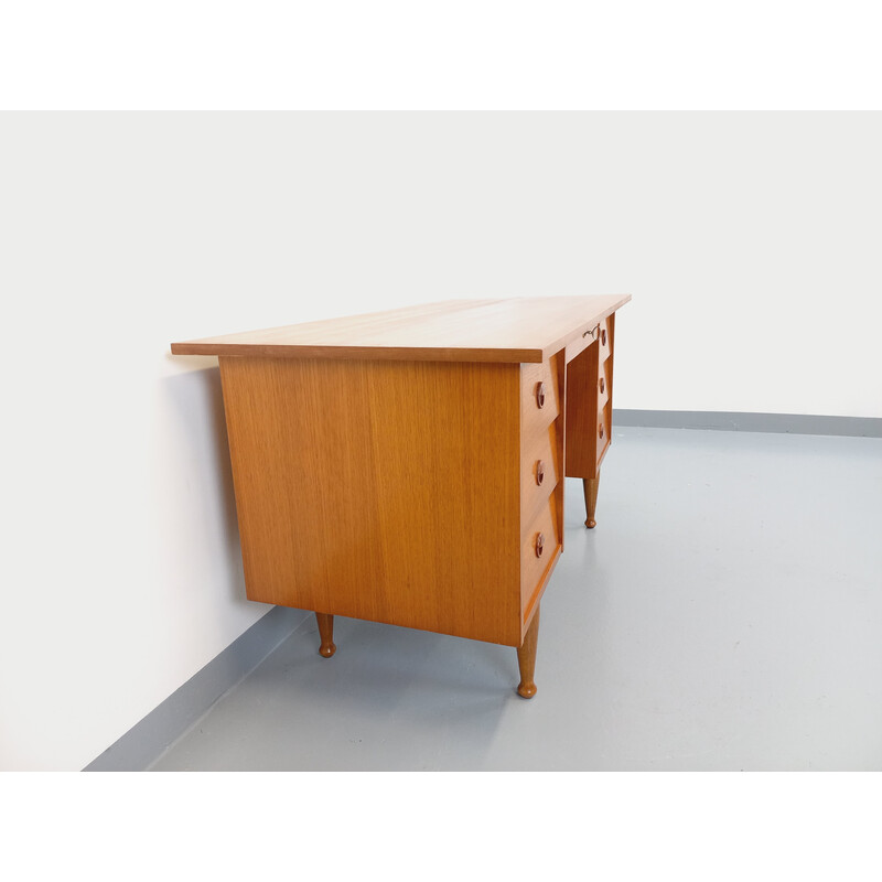 Bureau de direction vintage en teck, 1960