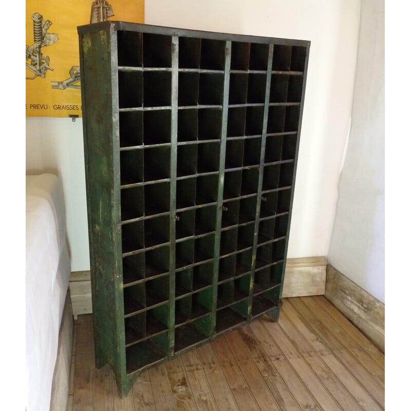 Craft furniture with steel locker - 1930s