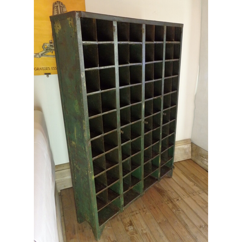 Craft furniture with steel locker - 1930s
