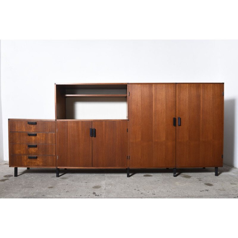 Dutch long highboard by Cees Braakman for Pastoe - 1950s