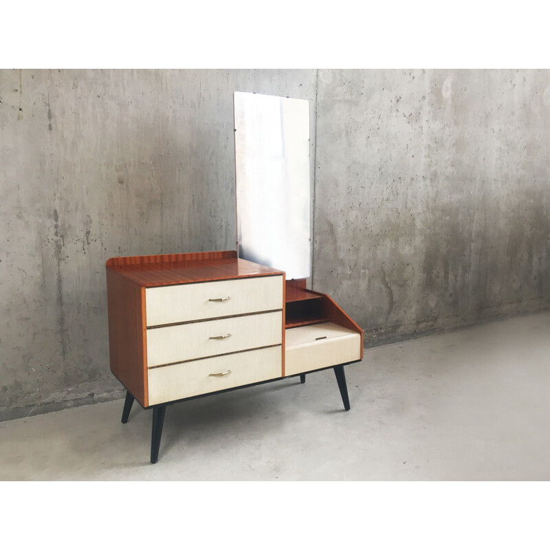 Mid century dressing table with full length mirror - 1960s