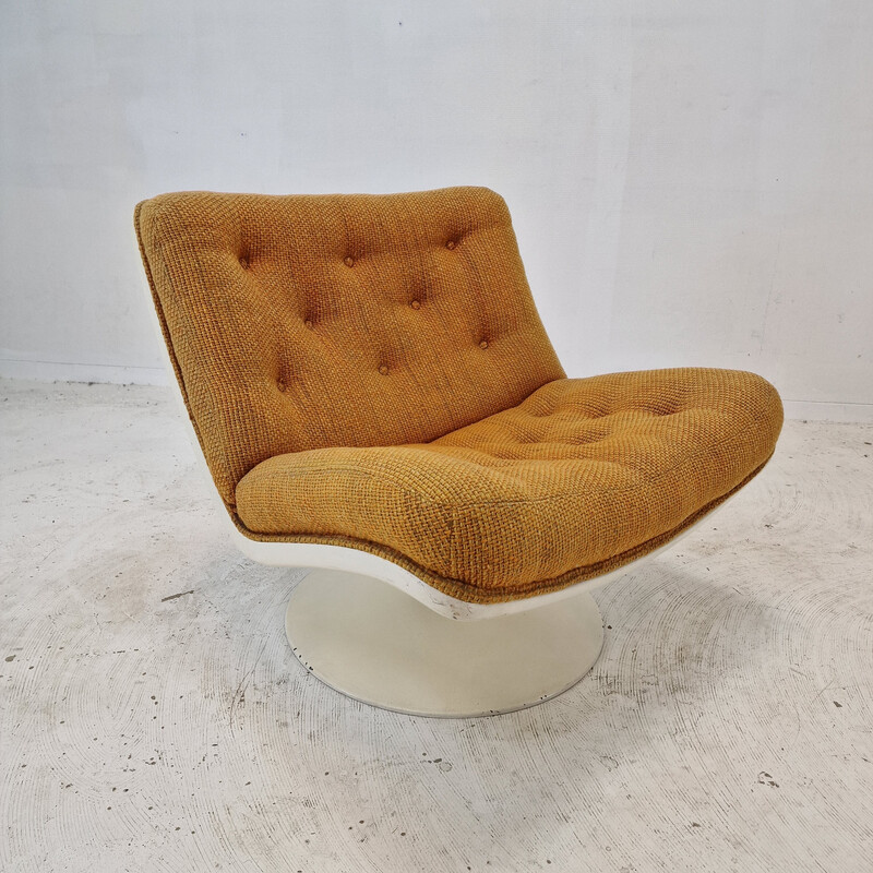 Vintage model 975 armchair in wool by Geoffrey Harcourt for Artifort, 1970