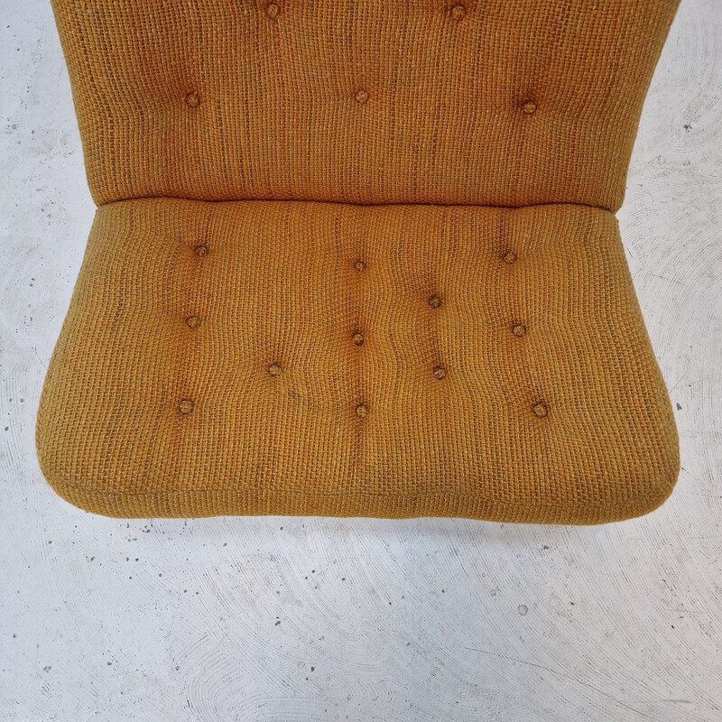 Vintage model 975 armchair in wool by Geoffrey Harcourt for Artifort, 1970