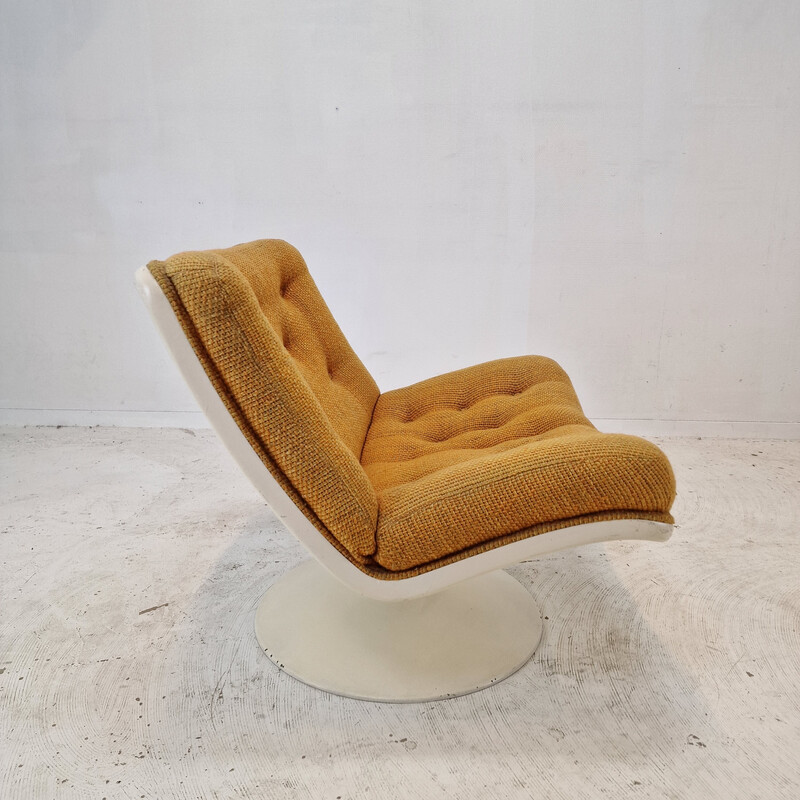 Vintage model 975 armchair in wool by Geoffrey Harcourt for Artifort, 1970