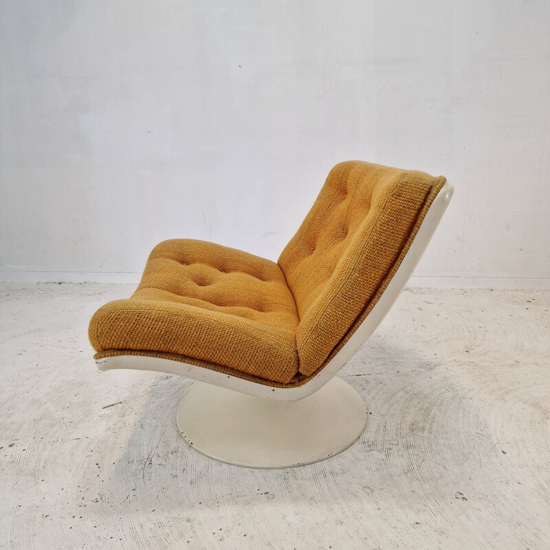 Vintage model 975 armchair in wool by Geoffrey Harcourt for Artifort, 1970