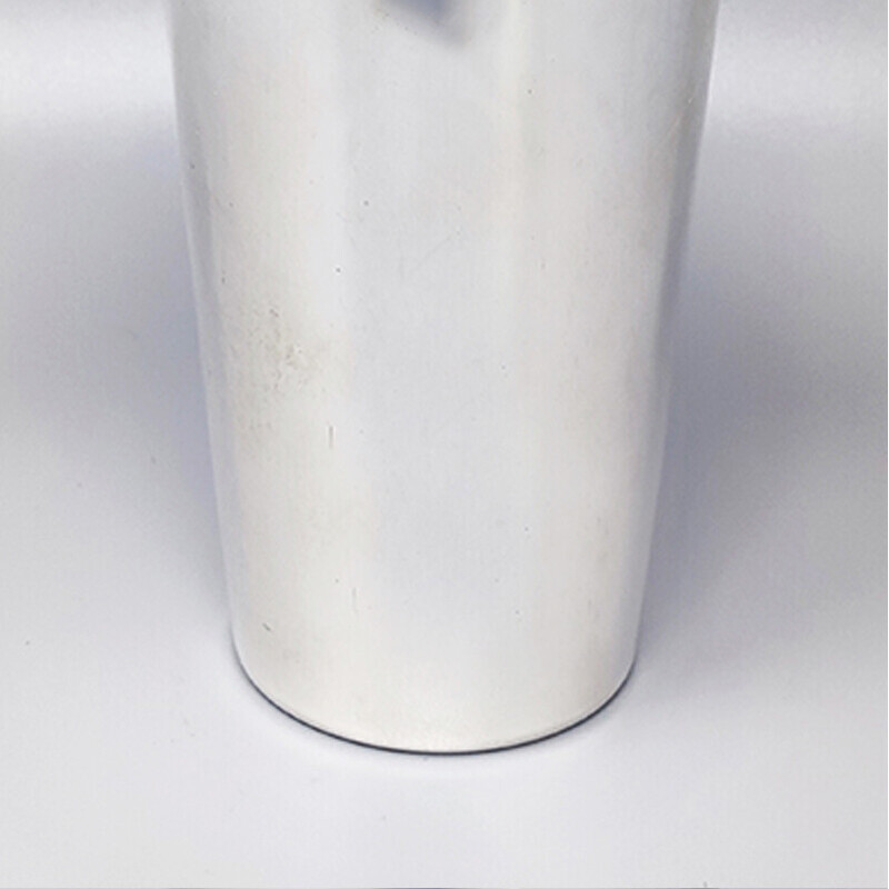 Vintage stainless steel cocktail shaker by P.H.V., England 1960