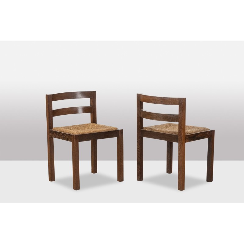 Vintage wenge dining set, Denmark 1970