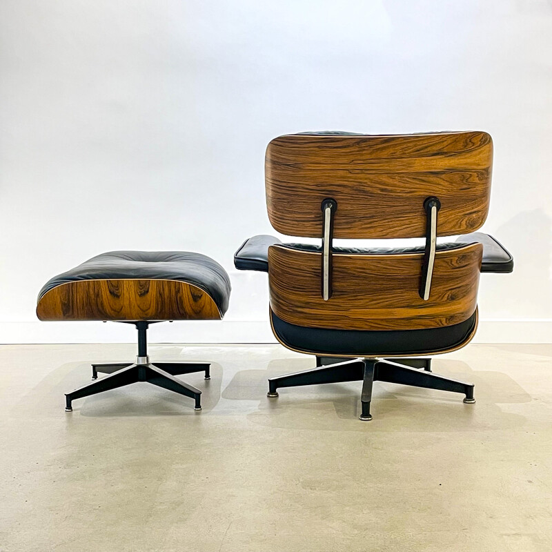 Vintage Rio rosewood armchair by Charles and Ray Eames for Herman Miller, 1970