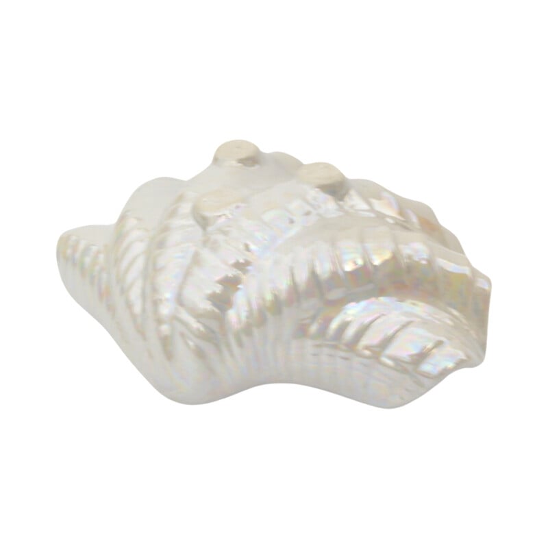 Vintage shell-shaped ceramic ashtray for Shorter and Son, England 1970