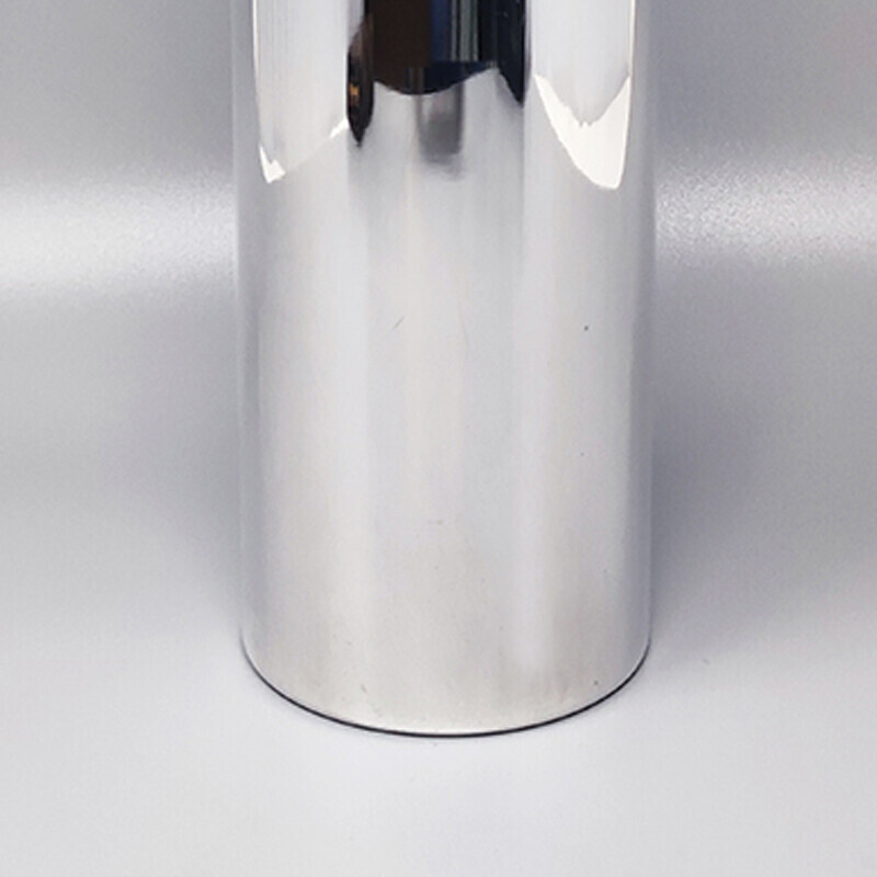 Vintage silver plated cocktail shaker by P.M., Italy 1960