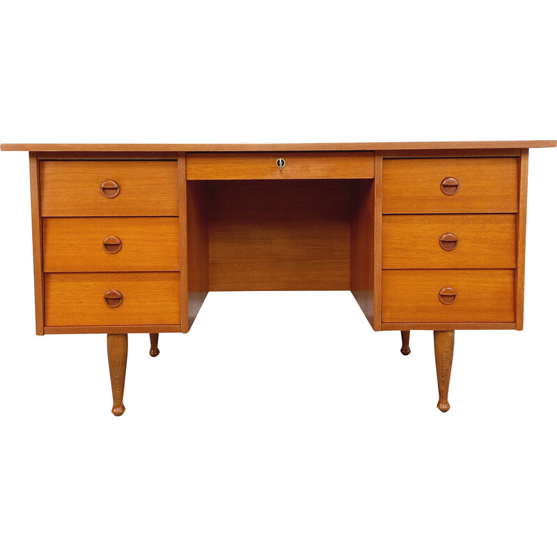 Bureau de direction vintage en teck, 1960