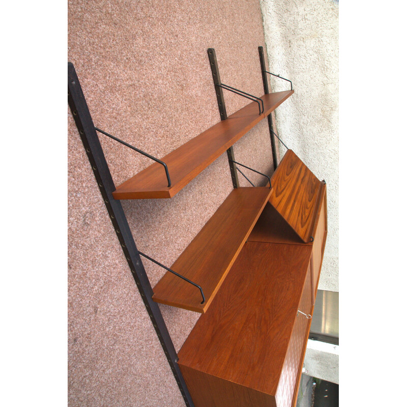 Teak shelf wall unit by Poul Cadovius for Cado, Denmark - 1960s