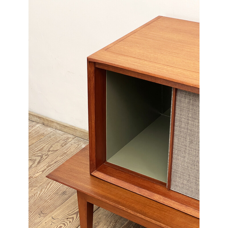 Vintage teak sideboard by Rex Raab for Wilhelm Renz, Germany 1950