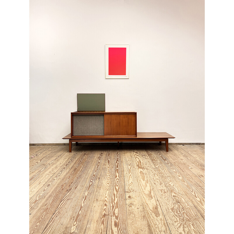 Vintage teak sideboard by Rex Raab for Wilhelm Renz, Germany 1950