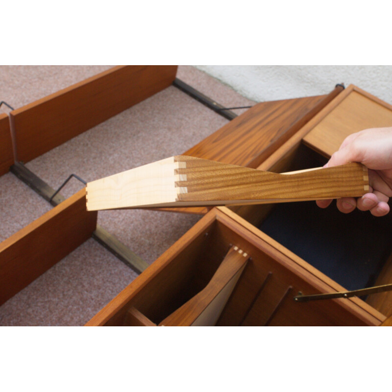 Teak shelf wall unit by Poul Cadovius for Cado, Denmark - 1960s