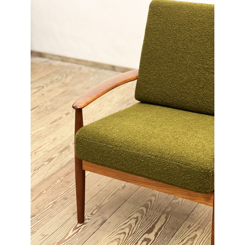 Vintage teak armchair by Grete Jalk for France and Son, Denmark 1950