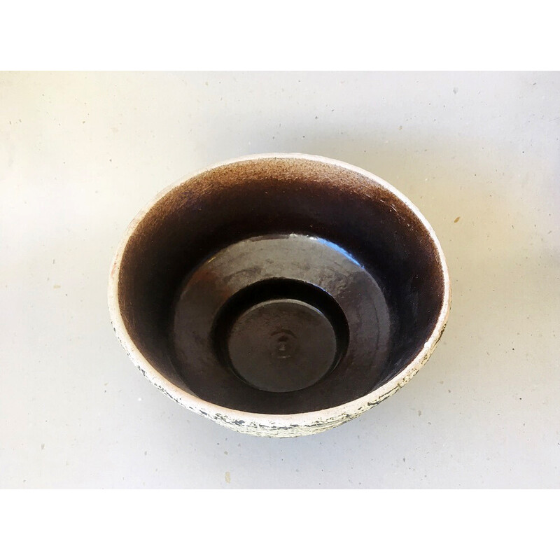 Taça de cerâmica vintage, Holanda 1950
