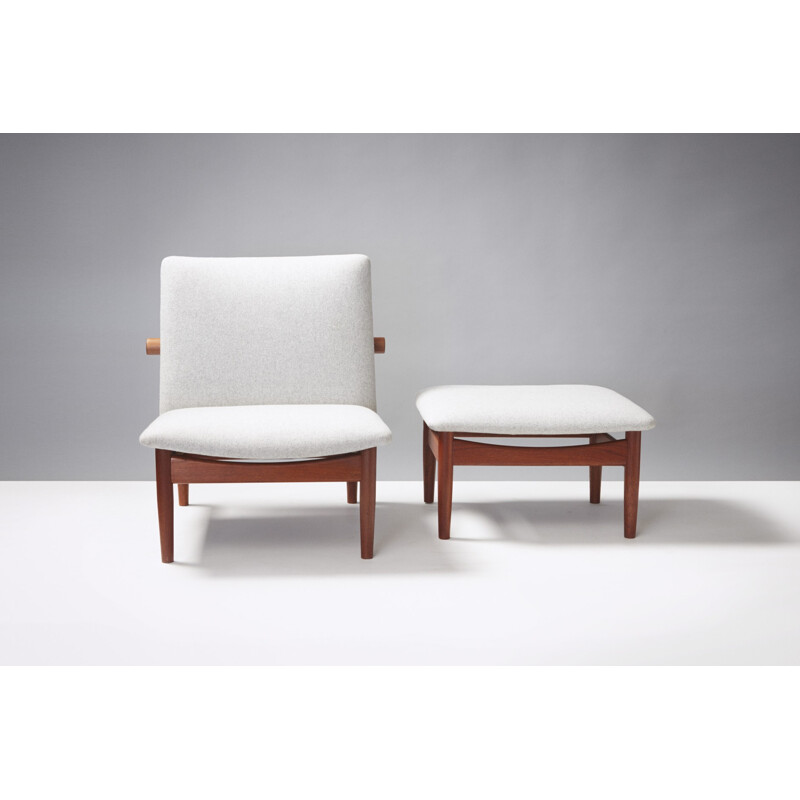 Model 137 Japan Low chair & Ottoman, Finn Juhl - 1950s