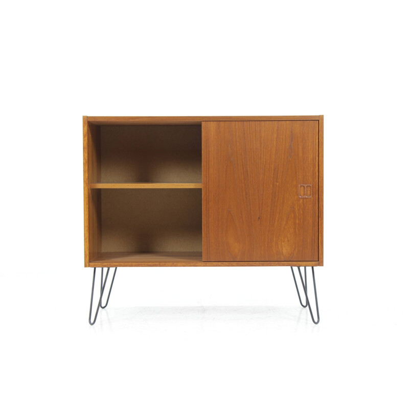 Upcycled mid-century Danish teak sideboard with hairpin legs - 1960s 