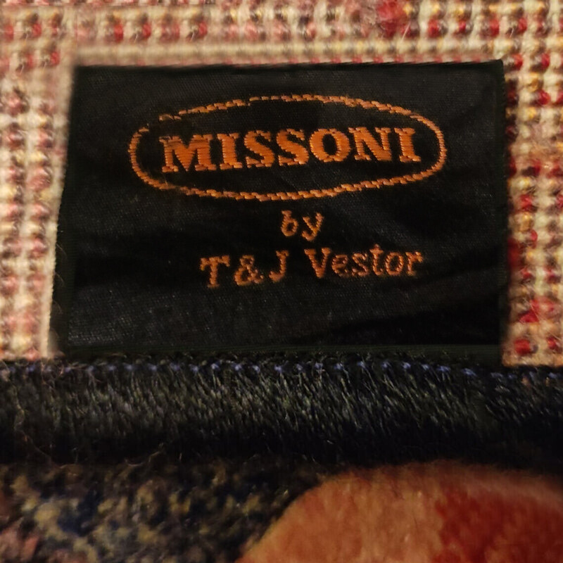 Alfombra vintage de lana "Luxor" de Missoni para T y J Vestor, Italia 1980