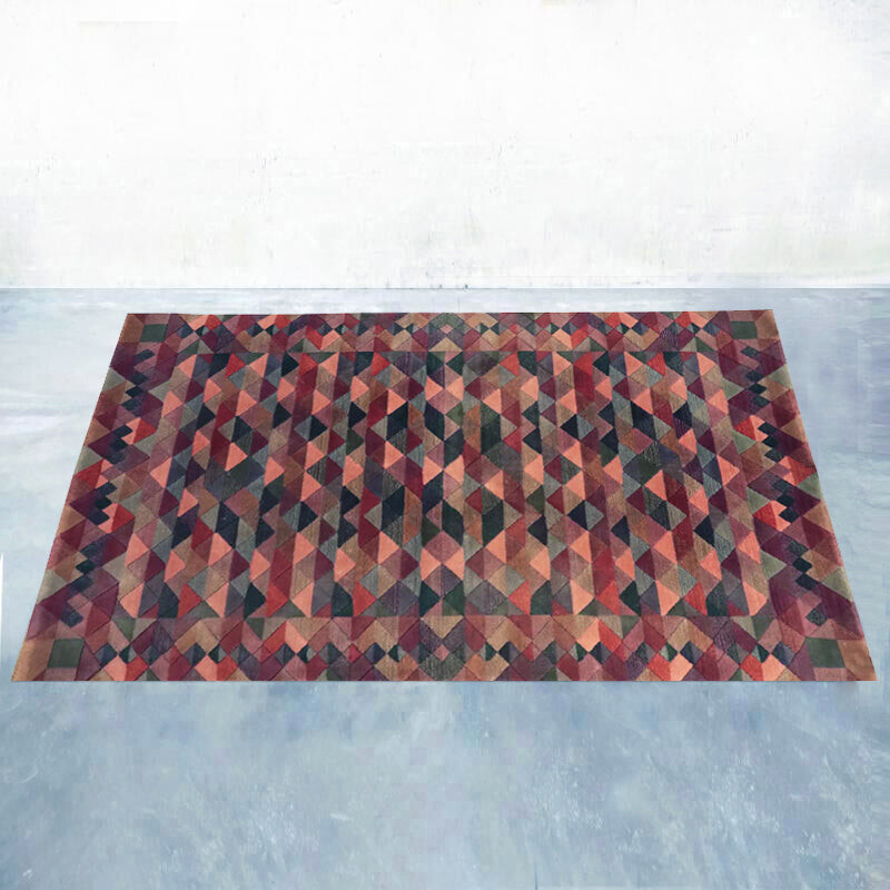 Vintage wool “Luxor” rug by Missoni for T and J Vestor, Italy 1980