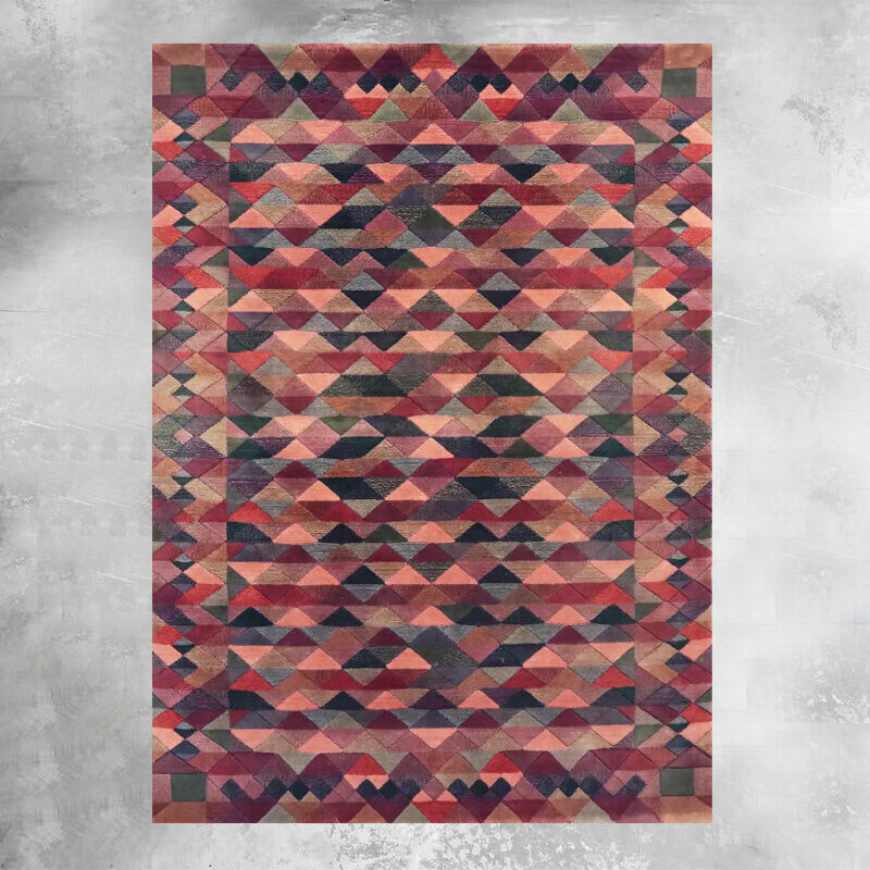 Vintage wool “Luxor” rug by Missoni for T and J Vestor, Italy 1980