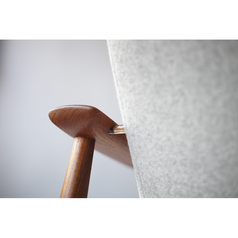 Kvadrat wool FD-138 Armchair by Finn Juhl - 1950s