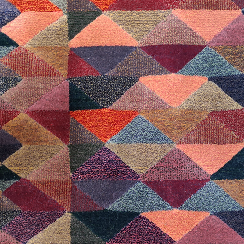 Vintage wool “Luxor” rug by Missoni for T and J Vestor, Italy 1980